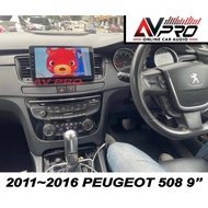 2011~2016 PEUGEOT 508 OEM 9" Android WiFi GPS USB MP4 Video Player with Canbus Module