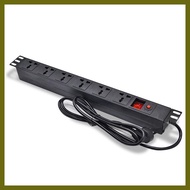 ❐ ☪ ◆ PRORACK 6 Slots Universal 19 Rack Mount PDU Power Distribution Unit (PDU)