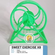 ZGMH4439 Star 6.6 Sweet Exercise X8 Hamster Running Wheel Jogging Toy Rolling Ball Animal Spinning W