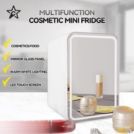 8L Mini Fridge Mirror Cosmetic Refrigerator Car Household Mini Refrigerator Beauty Mask Skin Care Cosmetics Mini Fridge 01D3