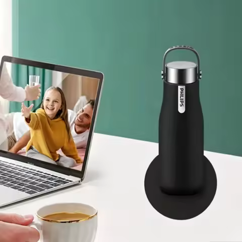 Philips UV Sterilization Insulated Bottle Double Wall Vacuum Seal No Spill Driving Hiking Daily Drin