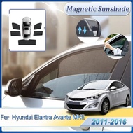 Car Sunshades Sun Shade For Hyundai Elantra Avante MK5 2011-2016 2012 2013 2014 I35 Magnetic Sunshie