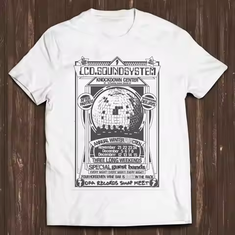 LCD Soundsystem 2024 Winter Annual Function T Shirt Full Size S 5XL ET442