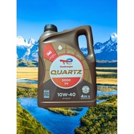 Dầu nhớt động cơ 10W40 ô tô TOTAL QUARTZ 5000 SN CF 4 lít L oto xe hơi QUARTZ5000 Q5000 QUART5000 Q