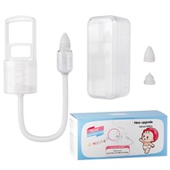 Máy hút mũi Hello Nasal Asprirato HM06 phiên bản mới với 2 đầu hút bằng silicone y tế an toàn cho bé
