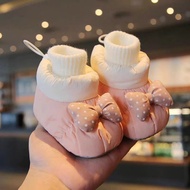 Baby Shoes Socks Autumn Male Female Baby Toddler Shoes Plus Velvet 6 to 12 Months 0-1 Years Old Soft