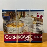 [全新］康寧鍋 一套六件 Corningware
