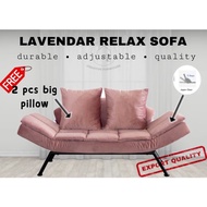 LAVENDAR Relax Sofa Bed 3Seater Adjustable Sofa Bed Foldable Sofa Bed沙发床/休闲椅