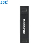JJC 2 In 1ที่เก็บข้อมูล USB การ์ดรีดเดอร์ SD ไลท์นิ่งชนิด C USB 3.0เพื่อการ์ดความจำ Adapter Micro SD