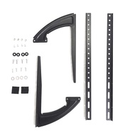 Universal TV Large Stand Height Adjustable Base for Most TV Up to 55inch Max Leg Stand Holds Up to 6