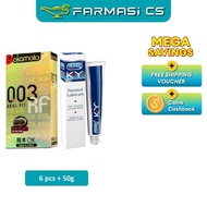 Okamoto 003 Real Fit Super Super Thin Condom 6 pcs + Durex KY Jelly 50g