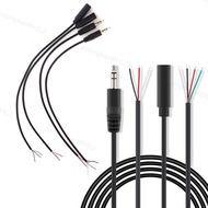 Audio Extension Cable 3.5mm 3 Pin 4 Core Male Female Aux Single Head Line Stereo 3 4 Wires DIY Audio Output Line  MY5L2