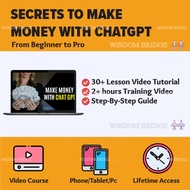 [Video Course] Secrets to Making Money with ChatGPT: From Beginner to Pro | ChatGpt Course ChatGpt 4