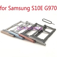 SIM Card Adapter For Samsung S10E G970F G970 Galaxy G970N G970U G970W Housing Micro SD Card Tray Hol