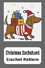 Christmas Dachshund Crochet Pattern (C2C Crochet Patterns)