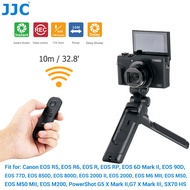 JJC HG-100TBR BR-E1 Wireless Remote Control Grip Tripod for Canon PowerShot V10 EOS R50 R8 R6 Mark II R10 R7 R6 RP R R5 6D Mark II 200D II 90D M6 Mark II 850D M50 M50 Mark II Camera