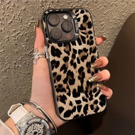 Leopard Print Suitable for Apple 16/15/14 Phone Case 11/12/13Pro/x8/7plus Color Silver 11.20
