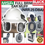 Black Hardware Earmuff Safety Helmet Accessories Penutup Telinga Kalis Bunyi Ear Muff Full Brim Prot