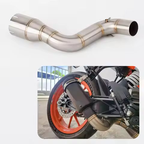 Motorcycle Duke 200 exhaust RC200 muffler 200 DUKE link pipe DUKE 200 exhaust link pipe 2021-2022