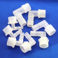 5pcs G1/8~3/8 To 3.9-11.1mm PP Barbed Elbow Connectors Aquarium Fish Tank Pipe Fittings Air Pump Aer