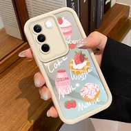 HP VIVO V27 5G VIVO V27 Pro 5G S16 Pro 5G VIVO V27E 5G S16E 5G T2 4G Case Phone Case Food Pattern Co