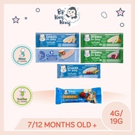 BB King Kong Gerber Snack Pack Soft Baked Bars 19G/Teether Snack AppleStraw 4G/BananaPeach 4G/
