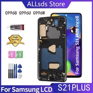 TFT S21+ S21 Plus 5G/ 4G LCD Screen Replacement(6.6“) for Samsung Galaxy S21 Plus with Phantom Black