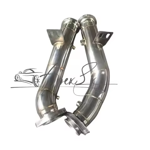 Exhausts Downpipe For Mercedes Benz Amg C43 E43 / E400 W205 M276 2015~2022 + 3.0t Downpipe