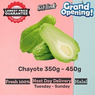 Fresh Chayote Labu Siam Harga Pasar Borong 450g +- SAYURAN SEGAR Vegetables Murah Grocery Segar Bara
