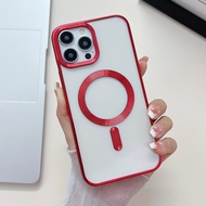 For iphone16ProMax shell 3B169  Golden Shield electroplating magnetic attraction iPhone15ProMax