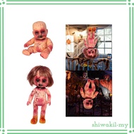 [ShiwakiffMY] Halloween Terrifying Doll Haunted Doll Terrorist Toy Haunted House Props Halloween Cre
