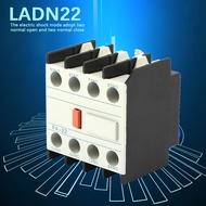 LADN22 AC Contactor Schakelaar F4-22 Auxiliary Block 2 NO NC Electric Shock Tool for CJX2