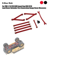 Front Axle Steering Servo Y-shaped Pull Chassis Rod for FMS 1/24 FCX24M Camel Cup D90 D110 Defender 