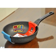 Sunhouse Marble Wok Pan 26cm 28cm Non-Stick Frying Pan/ Sunhouse Wok Pan Marble Coating