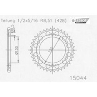 Esjot エスヨット スチール製スプロケット WR125 XZ 22B4 22B2 XY RZ 22B3 22B1 RY R-X|Y|Z|A (22B4) (22B1) (22B1-4) YAMAH