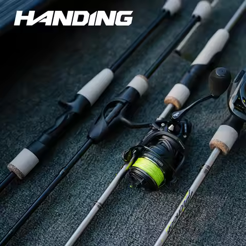 HANDING Pioneer Perch Fishing Rod 1.8-2.44m Moderate Fast Action Medium Power 24 Ton Carbon Fiber TS