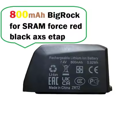 ZRTZ 800mAh BigRock for SRAM force red black axs etap Battery
