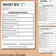 Rental Acknowledgement Receipt Generic Format