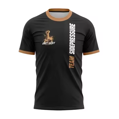 Men's Short Sleeve T Shirt East VS West 15 Devon Larratt Arm Wrestling Jersey Wrist Enthusiasts Trai
