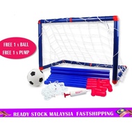 [Ready Stock] Kids Goal Post Tiang Gol Bola Free Ball And Pump 4.9