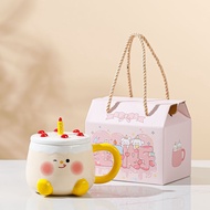 Cốc Sứ Quà Tặng Sinh Nhật Hình Bánh Kem Dễ Thương Ly Sứ Cốc Uống Nước Kèm Hộp Quà L17