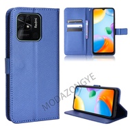 Xiaomi Redmi 10C Case Flip Phone Holder Stand Case Xiaomi Redmi 10C Redmi10C Casing Wallet PU Leathe