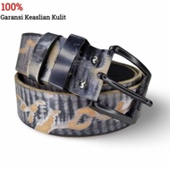 Men's Genuine Leather Belt/Men's Leather Belt/Genuine Garut Leather Belt Buckle
