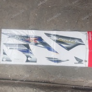Lis Body-Stiker-Striping Supra X 125 R PGM-FI 2005-2006 Biru Ori AHM