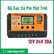 Bộ điều khiển sạc năng lượng mặt trời 30A 12V 24V
