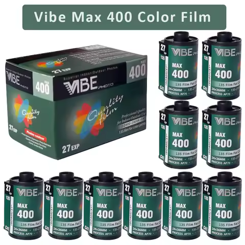 1Roll/5Roll/6Roll/10Roll VIBE Max 400 Color film ISO 400 135 Negative film 27EXP/Roll for VIBE 501F 