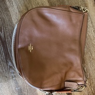 COACH 真皮月牙包 可肩背斜背