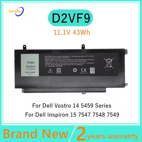 D2VF9 Laptop Battery For Dell Inspiron 15 7547 7548 7549 for Vostro 14 5459 Series 0PXR51 PXR51 4P8P