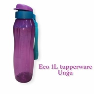 promo! botol air minum eco 1liter tupperware warna fanta dan hitam
