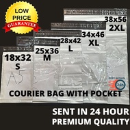 Courier Bag Pocket Parcel Bag Flyers Courier Plastic Pos Plastik Kurier Beg